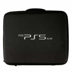 Single Plate with Inner Tray Console Carry  Bag for PS5 Slim /Black