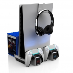 PS5/PS5 Slim Multifunction Cooling Stand & Dual Charging