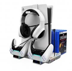 PS5/PS5 Slim  Multifunction Cooling Stand & Dual Charging