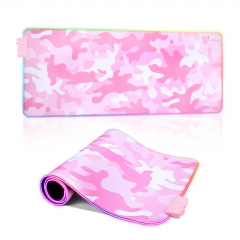 RGB Electronic Mouse Pad (Pink Camouflage)
