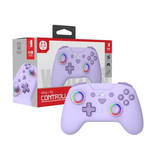 Switch/Lite/Oled/PC/IOS/Android/Steam RGB Breathing Lighting Wireless Controller/Lilac Purple