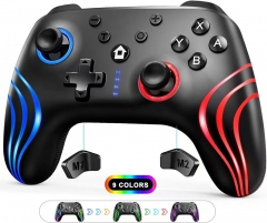 Wireless Switch Pro Controller with Full RGB Line Breathing LED