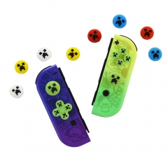 Switch Joy-Con Joystick Silicone Cap+Silicone Button Cap Set