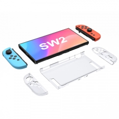 Switch 2 Joycon TPU Case+Console crystal case PP bag