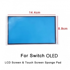 Waterproof Dust-Proof Sponge Double-Sided Adhesive Sticker For Nintendo Switch OLED Console LCD Screen