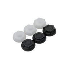 Switch2 6 in1 Silicone Thumb stick Covers with PP bag /Black white