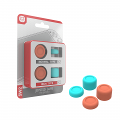 Switch2  Joystick Cap 2Normal Type+2High Type/Blue+Orange