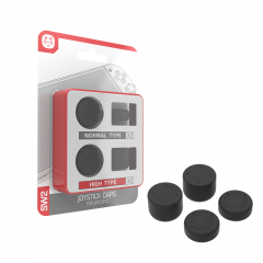 Switch2  Joystick Cap 2Normal Type+2High Type/Black