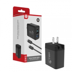 Switch2 USB 3.0 Fast Charging AC Adapter With  4K 60Hz HDMI Port/US Plug
