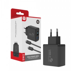 Switch2 USB 3.0 Fast Charging AC Adapter With  4K 60Hz HDMI Port/EU Plug