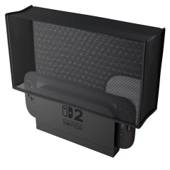 Switch2 Console Mesh Material Waterproof Dust Cover /Black