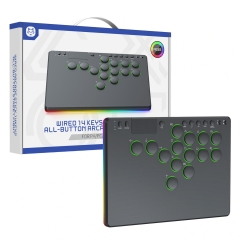 Arcade Stick 14Keys All-Button Controller Street Fight For PC/PS4/Switch