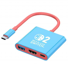Switch2 Type C Docking Station HDMI+USB3.0+PD Port 3 in1 Hdmi 4k 60hz TV Docking Station