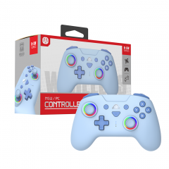 Switch/Lite/Oled/PC/IOS/Android/Steam RGB Breathing Lighting Wireless Controller/Sky Blue