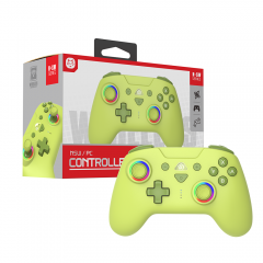 Switch/Lite/Oled/PC/IOS/Android/Steam RGB Breathing Lighting Wireless Controller/Lemon yellow