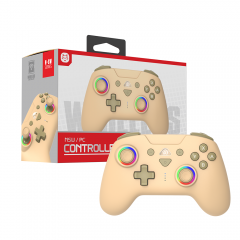 Switch2/Switch/Lite/Oled/PC/IOS/Android/Steam RGB Breathing Lighting Wireless Controller/Pastel powder