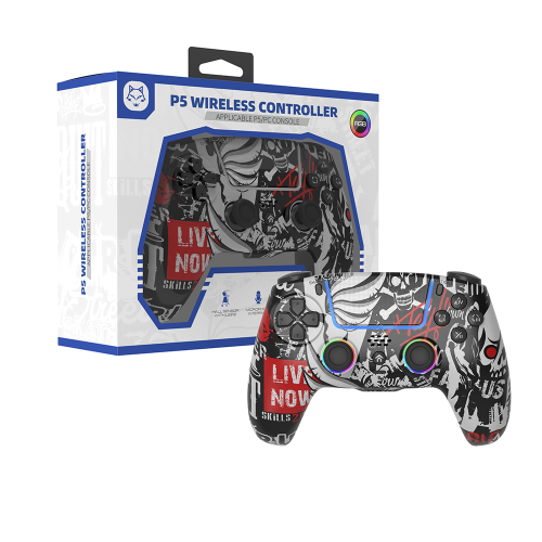 PS5/PS5 SLIM/PS5 PRO/PC RGB Wireless Controller