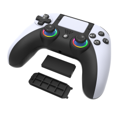 PS4/PC  RGB Bluetooth wireless Removable Battery Controller