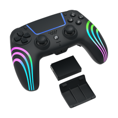 RGB LED Wireless Removable Battery Controller For PS4/PC