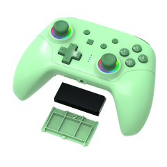 Switch2/Switch/PC/IOS/Android  RGB Wireless Removable Battery Controller
