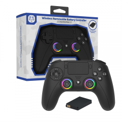 PS4/PC  RGB Bluetooth wireless Removable Battery Controller