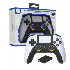PS4/PC  RGB Bluetooth wireless Removable Battery Controller