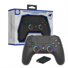 PS4/PC  Bluetooth Wireless Removable Battery Controller With RGB Light