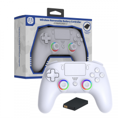 PS4/PC  Bluetooth Wireless Removable Battery Controller With RGB Light