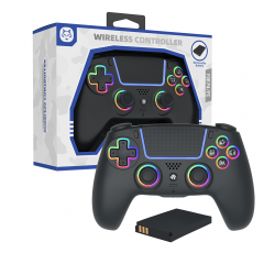 RGB LED Wireless Removable Battery Controller For PS4/PC