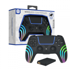 RGB LED Wireless Removable Battery Controller For PS4/PC