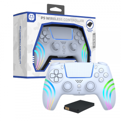 PS5 /PS5 SLIM /PS5 PRO /PC RGB Wireless Removable Battery Controller