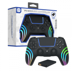 PS5 /PS5 SLIM /PS5 PRO /PC RGB Wireless Removable Battery Controller