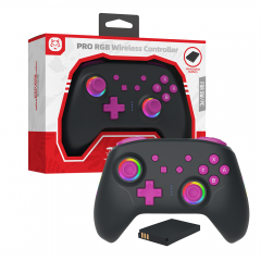 Switch2/Switch/PC/IOS/Android  RGB Wireless Removable Battery Controller