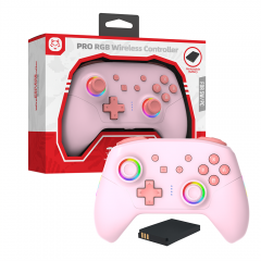Switch2/Switch/PC/IOS/Android  RGB Wireless Removable Battery Controller