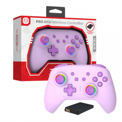 Switch2/Switch/PC/IOS/Android  RGB Wireless Removable Battery Controller