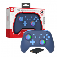 Switch2/Switch/PC/IOS/Android  RGB Wireless Removable Battery Controller