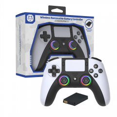 PS4/PC  RGB Bluetooth wireless Removable Battery Controller