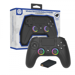 PS4/PC  RGB Bluetooth wireless Removable Battery Controller