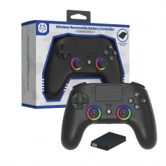 PS5/PS5 Pro/PC RGB Removable Battery  Wireless Controller