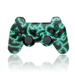 PS3 Wireless Controller/Green lightning