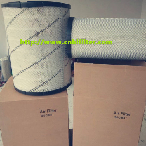Replaced cat air filter element Air Filter 106-3969 for Excavator Engine
