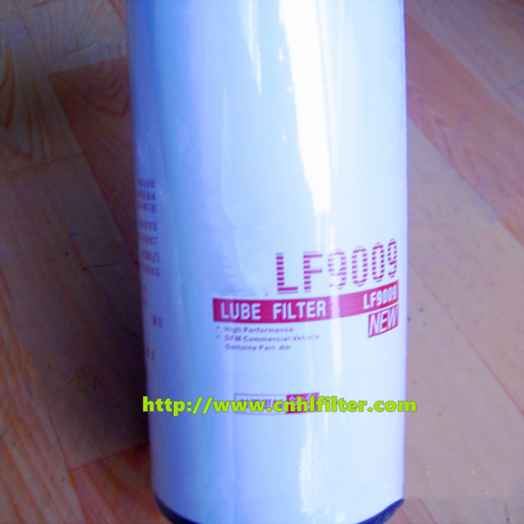 For truck parts lube oil Filter element high quality china manufacture  oil filterLF9009