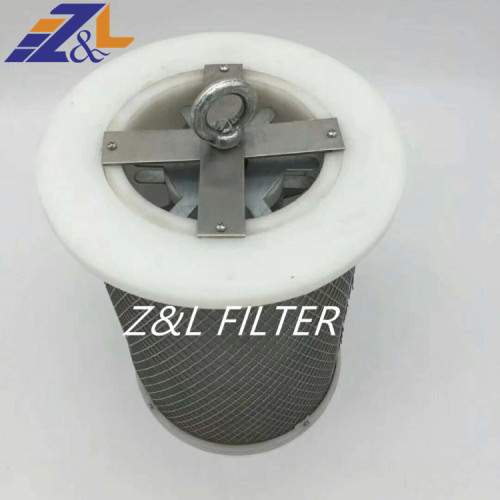 Customized stainless steel basket filter 304 flange tube filter element Magnet filter element for steel factory ,lubration oil station