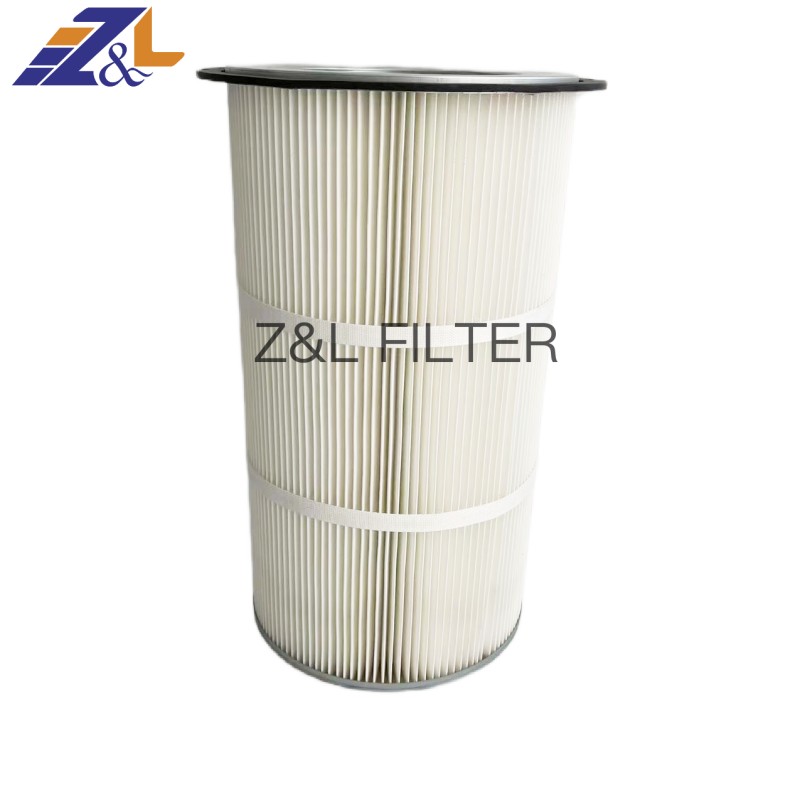 Z&L FILTER PTFE ,polyester pleated dust collector air filter cartridge