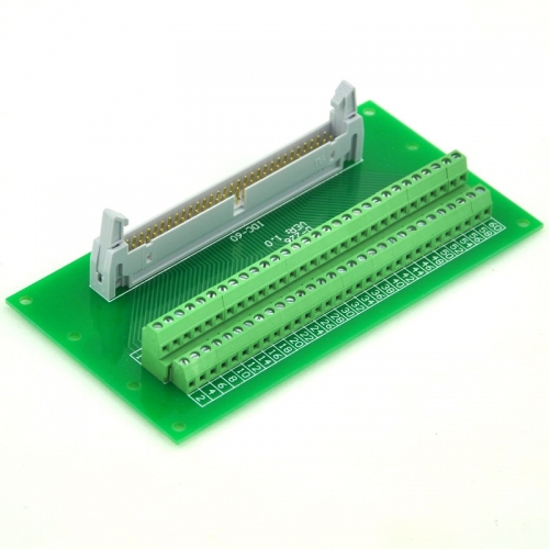 ELECTRONICS-SALON IDC60 2x30 Pins 0.1" Male Header Breakout Board, Terminal Block, Connector.