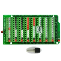 ELECTRONICS-SALON Screw Terminal Block Breakout Module, for Arduino MEGA-2560 R3.