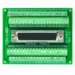 CZH-LABS D-SUB DB78HD Female Header Breakout Board, DSUB.