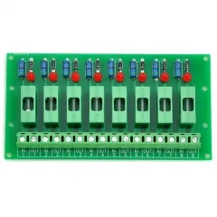 Electronics-Salon 100~250VAC 8 Channel Fuse Board, with Fuse Fail Indication.