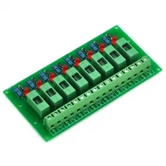 Electronics-Salon 100~250VAC 8 Channel Fuse Board, with Fuse Fail Indication.