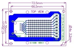 CZH-LABS RJ45 8P8C Interface Module with Simple DIN Rail Mounting feet, Right Angle Jack.